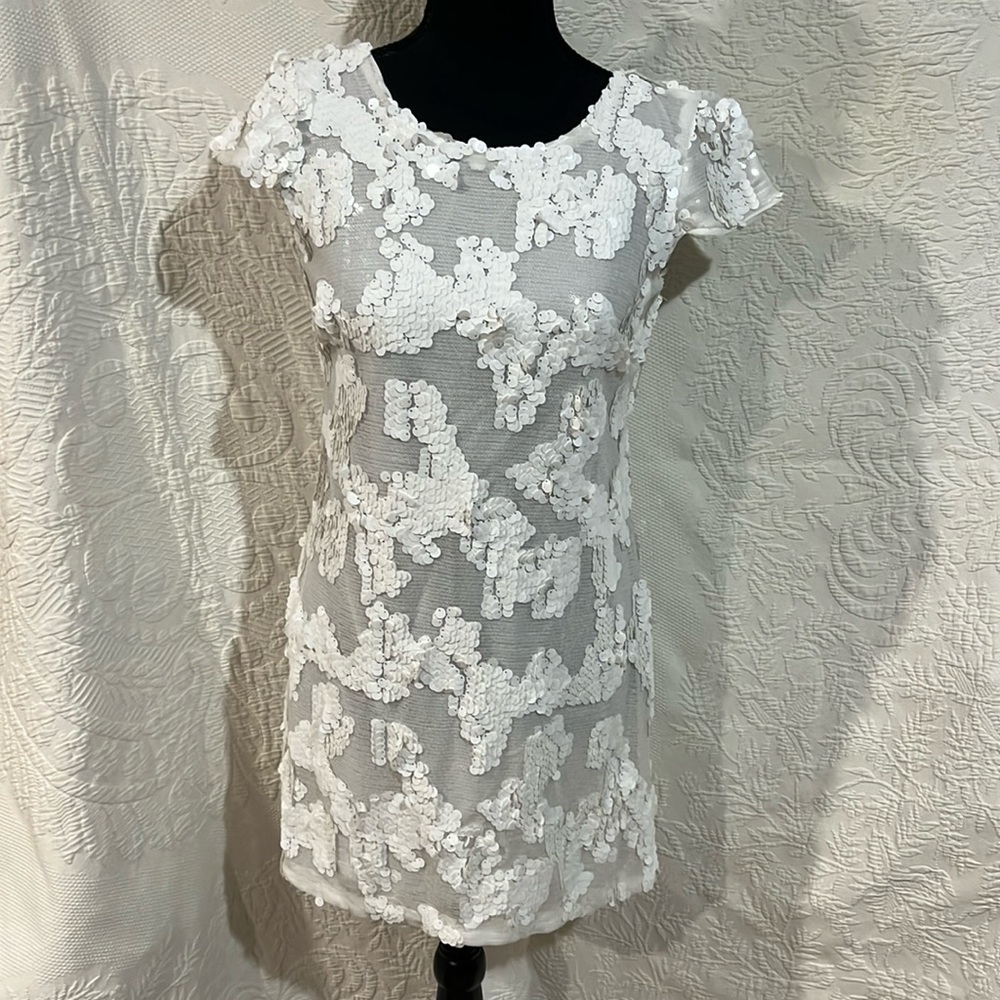 Dress the Population Brooke sequin‎ mini dress, size medium